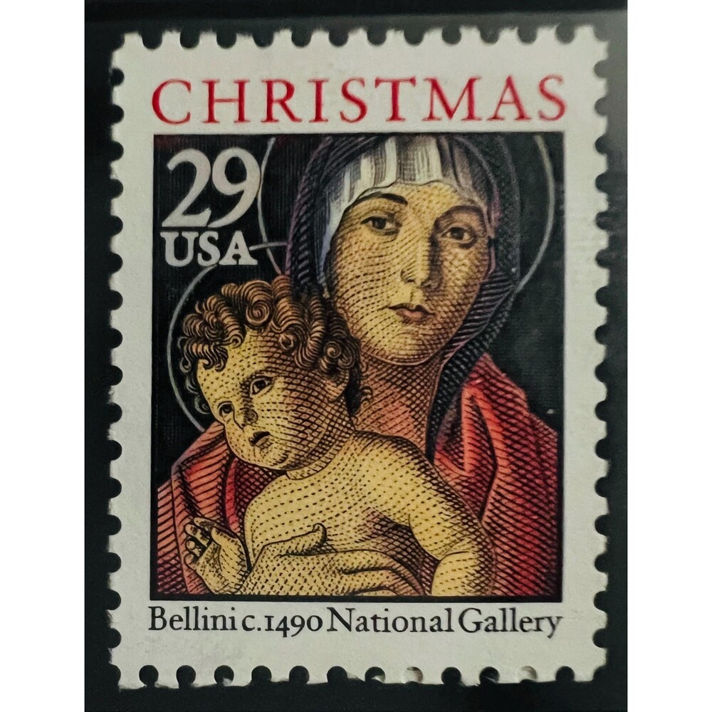 Vintage First Issue 1992 Traditional Christmas 29c US Postal Stamp Philately